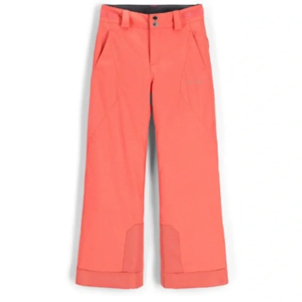 Spyder Kids Size 8 Olympia Snow Pant Skiing Ski Snowboarding NWT Coral - Picture 6 of 7